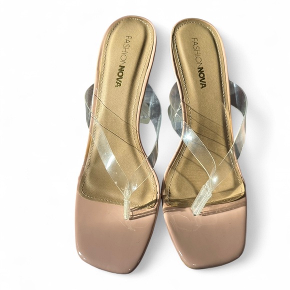 Transparent Heeled Sandals - Picture 3 of 6